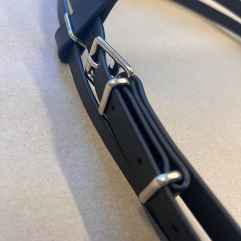 O.Shepherd Synthetic Headstall - Black - Cob/Full-1